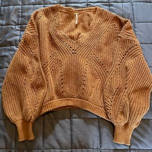 Free People Cropped Sweater